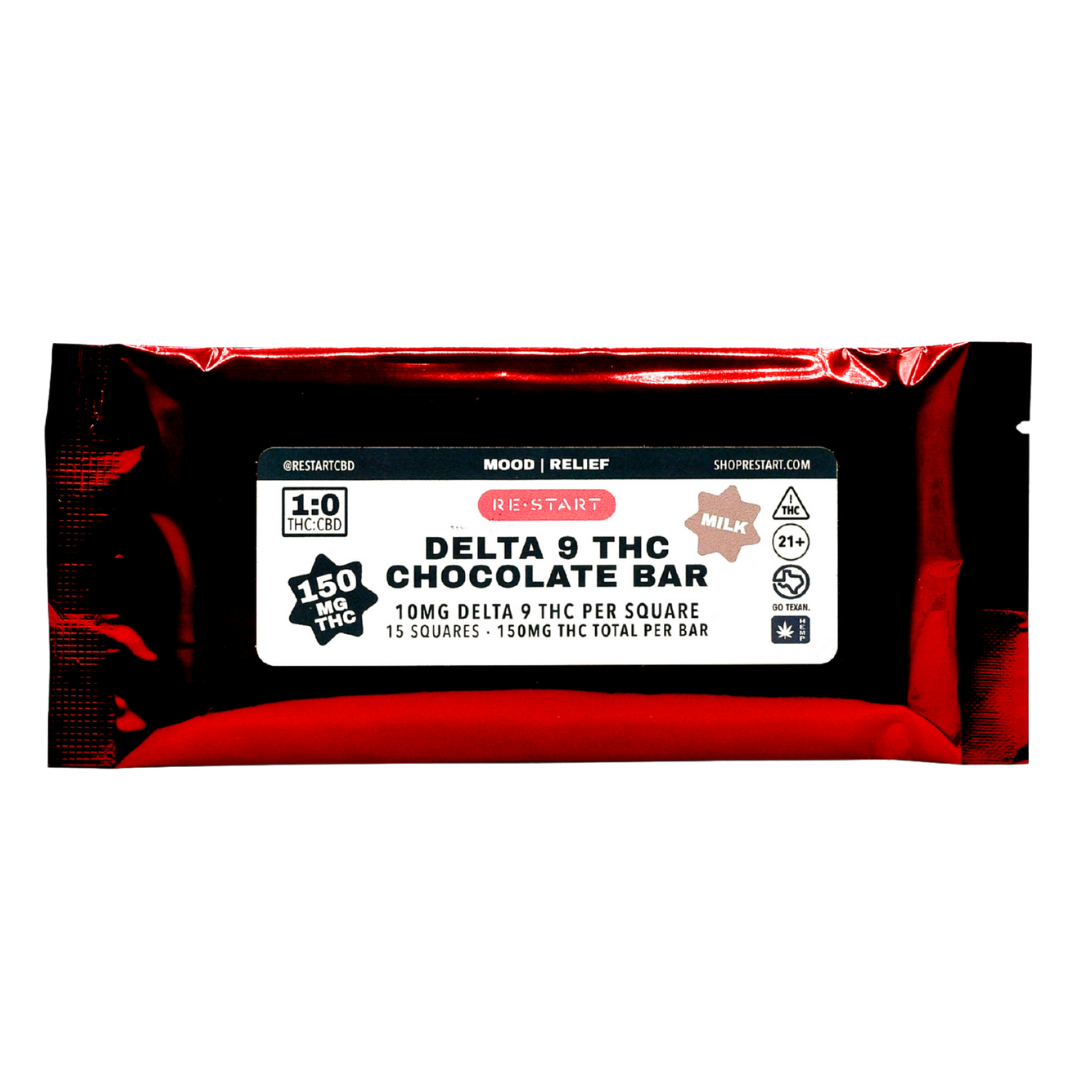 Delta 9 THC 150MG Chocolate Bar / Milk